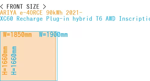 #ARIYA e-4ORCE 90kWh 2021- + XC60 Recharge Plug-in hybrid T6 AWD Inscription 2022-